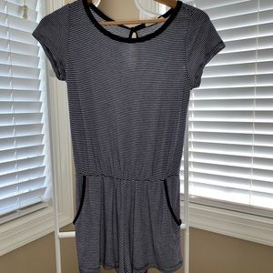 Striped romper